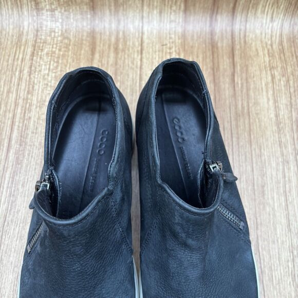 Ecco Soft 7 Side Zip Bootie Black Sneaker Women’s Size 8 Boots - Picture 8 of 8